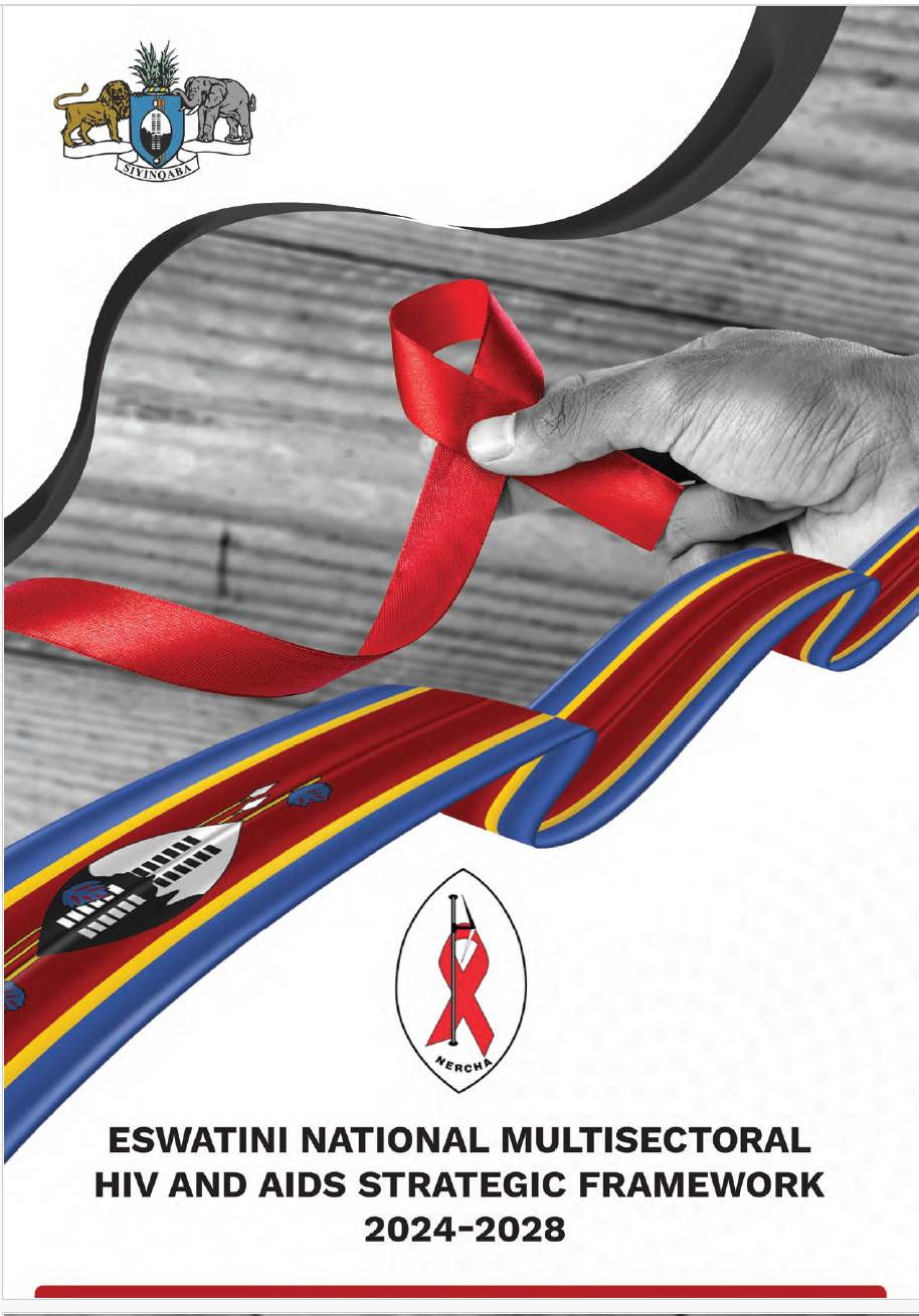 Cover of ESWATINI NATIONAL MULTISECTORAL HIV AND AIDS STRATEGIC FRAMEWORK NFS 2024 2028