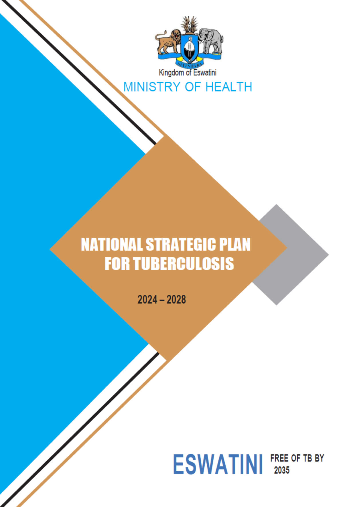 Cover of NATIONAL STRATEGIC PLAN FOR TUBERCULOSIS 2024 – 2028